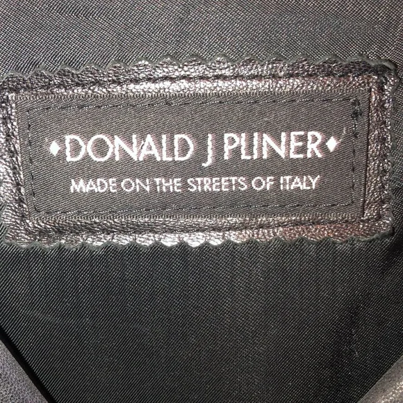 Men’s Donald Pliner Italian leather jacket, Large - Picture 3 of 11